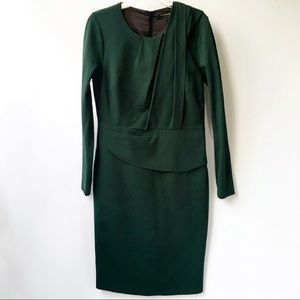 Kobi Halperin Green Long Sleeve Dress